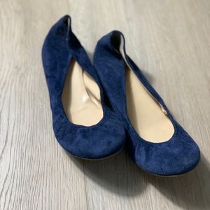 Jcrew navy blue flats